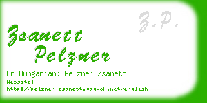 zsanett pelzner business card